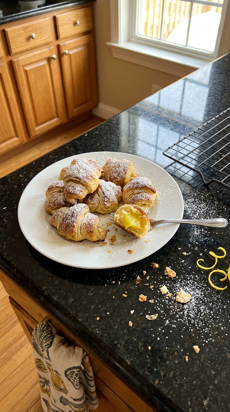 Lemon Zing Croissant Bites