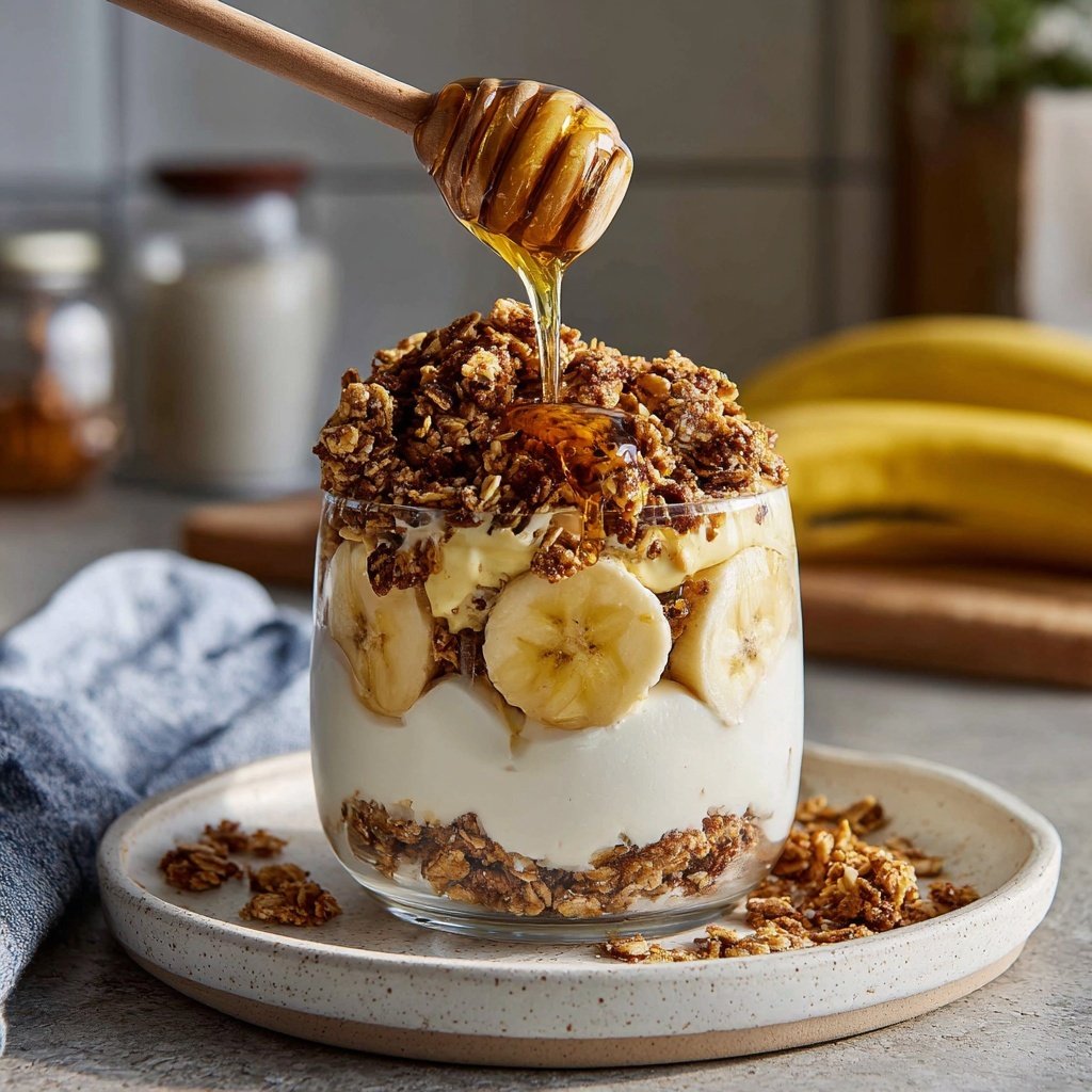 Banana Granola Yogurt Parfait