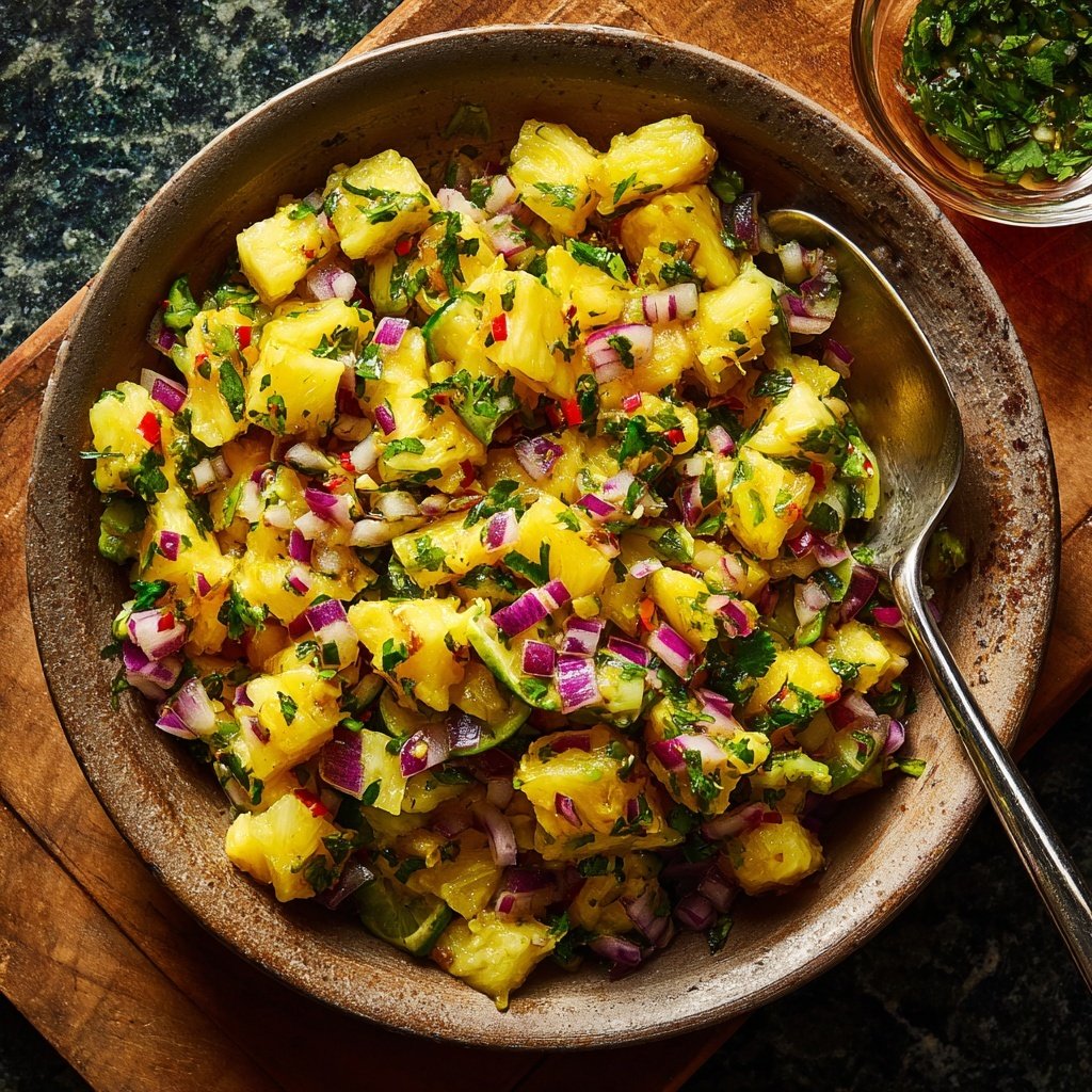 Pineapple Salsa with Lime
