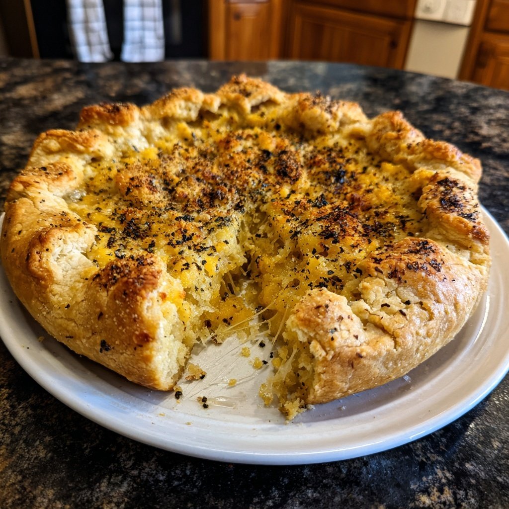 Cacio e Pepe Pie Creamy Cheese