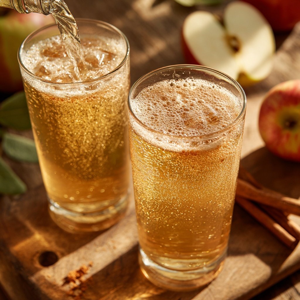 Maple Spiced Apple Fizz