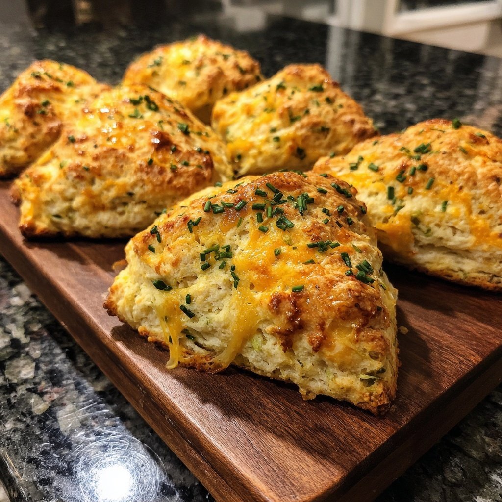 Savory Veggie and Cheese Scones