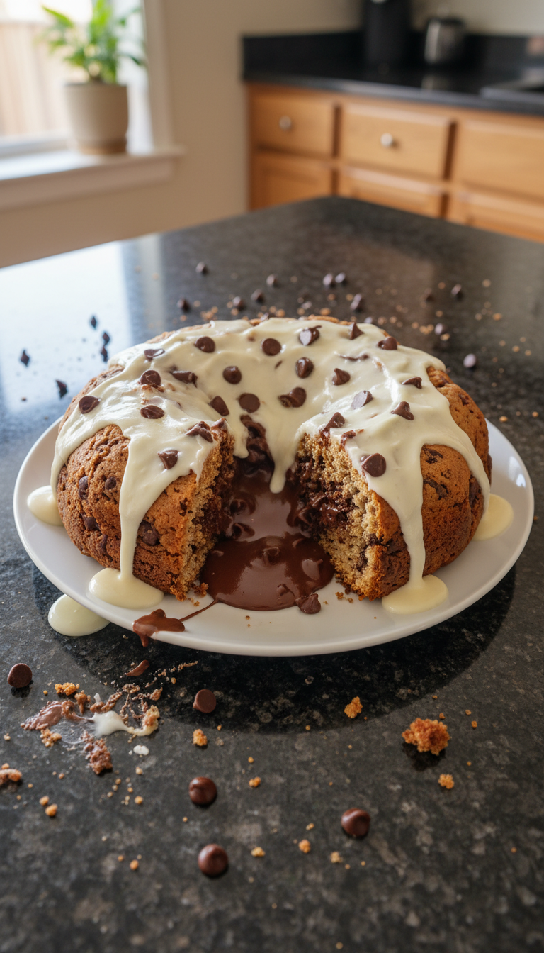 Chocolate Chip Cookie Dough Cake