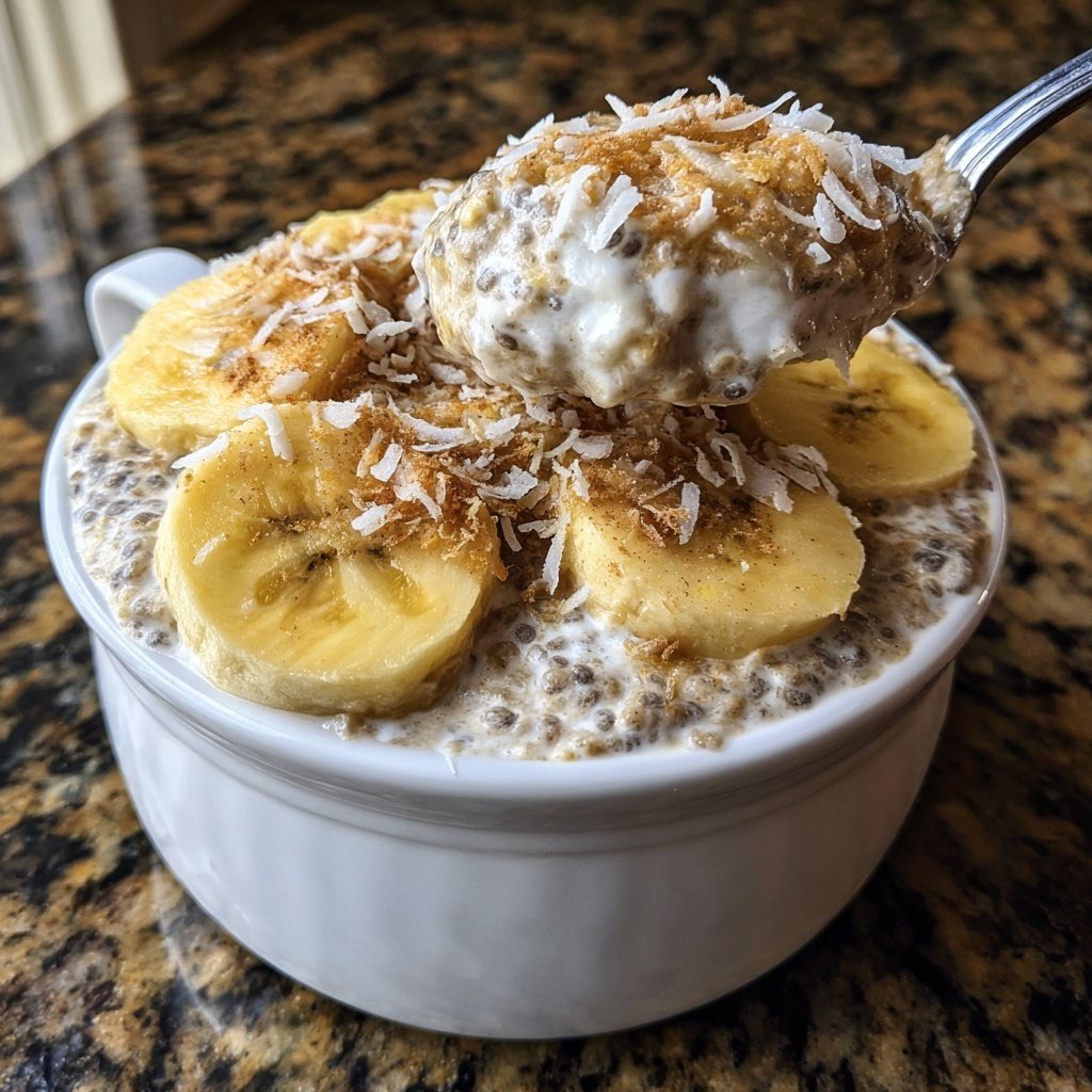 Banana Coconut Chia Pudding
