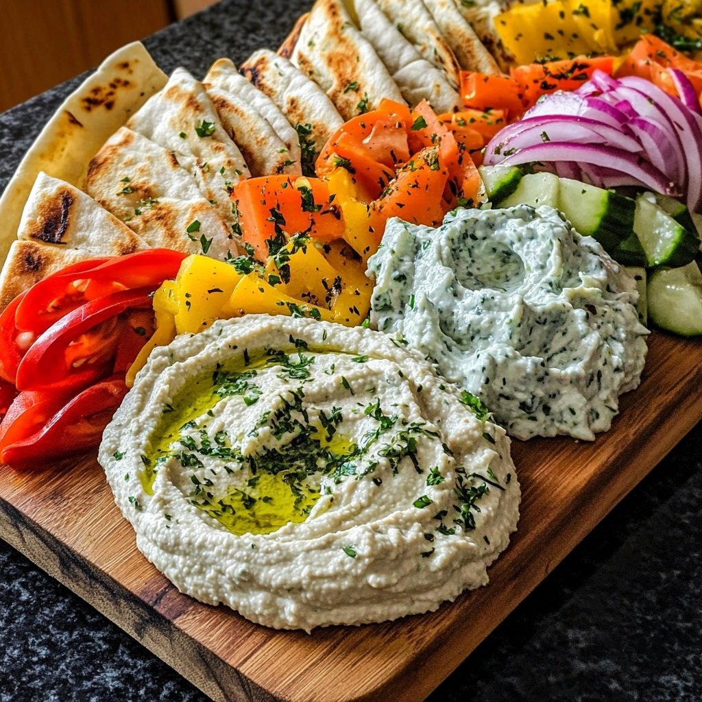 Mediterranean Mezze Tapas Platter
