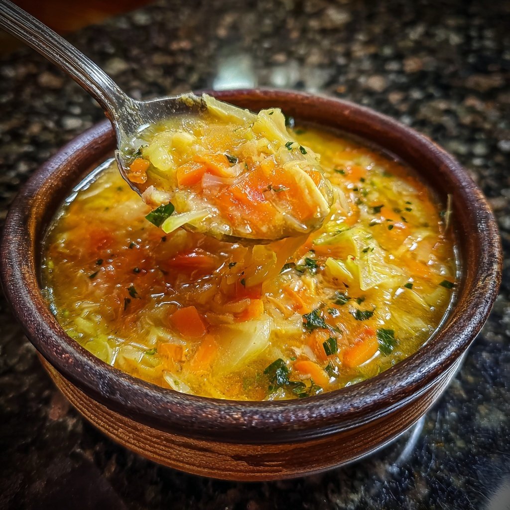 Carrot Potato and Cabbage Soup