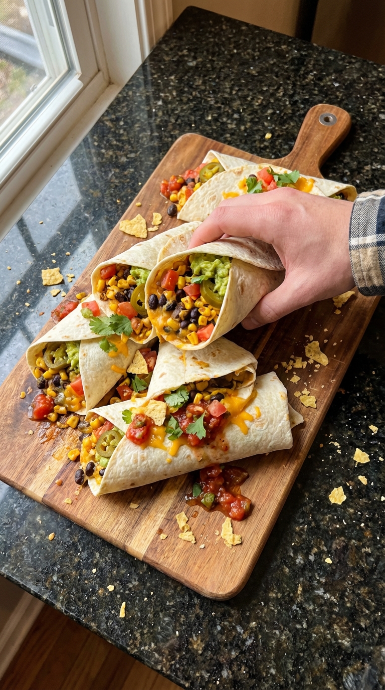 Loaded Nacho Veggie Wraps