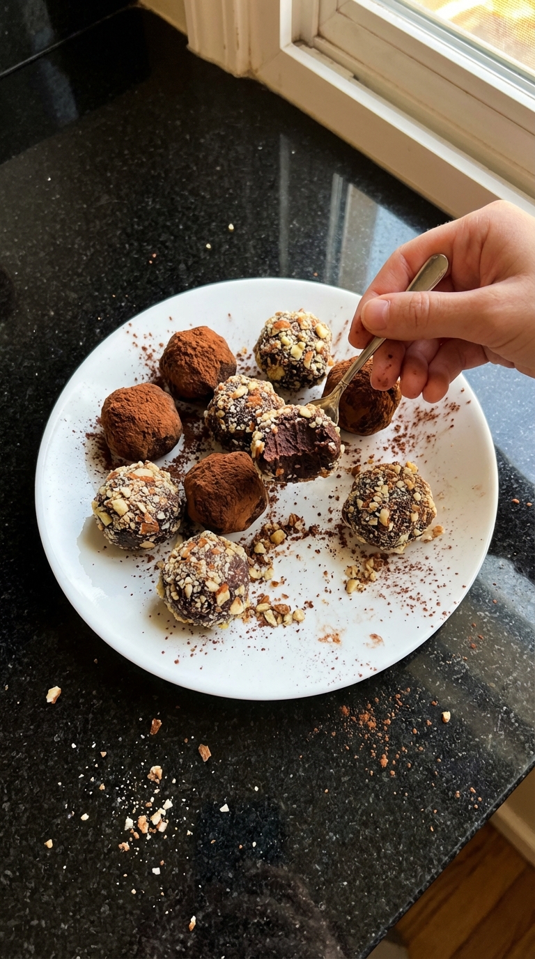 Decadent Chocolate Almond Truffles