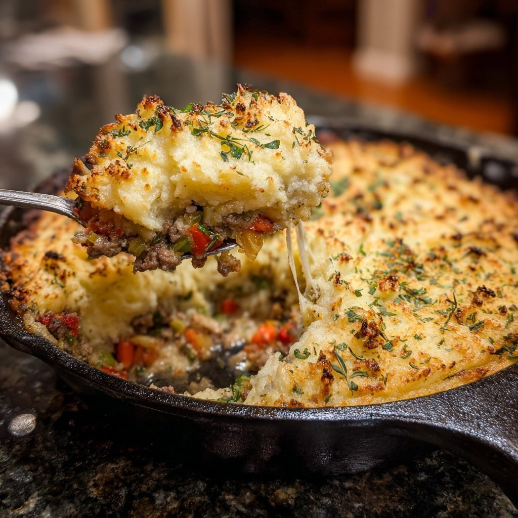 Mediterranean Shepherd's Pie Skillet