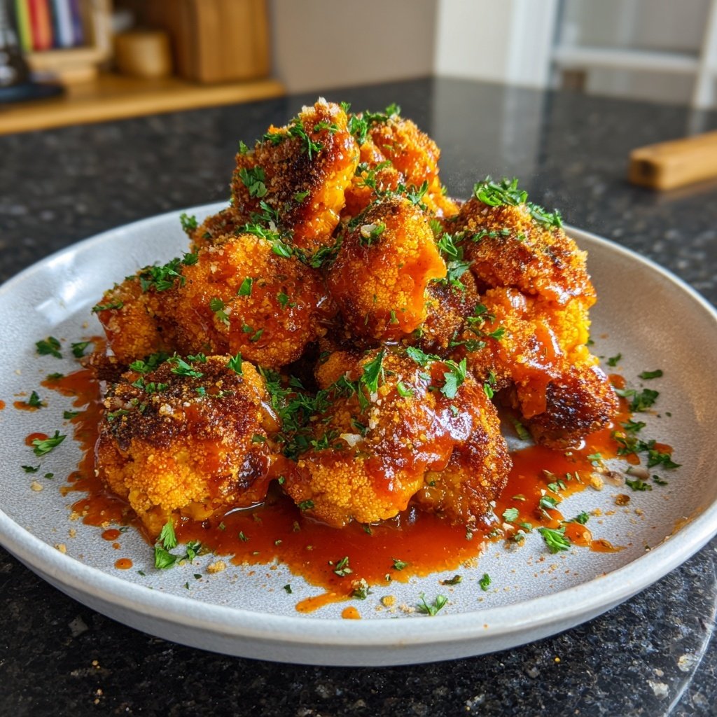 Buffalo Cauliflower Wings Spicy