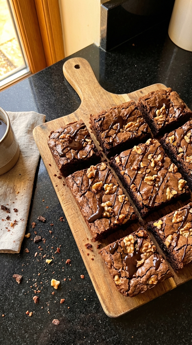Decadent Walnut Brownies