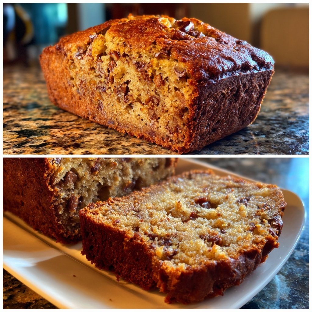 Banana Bread with Cinnamon Chips
